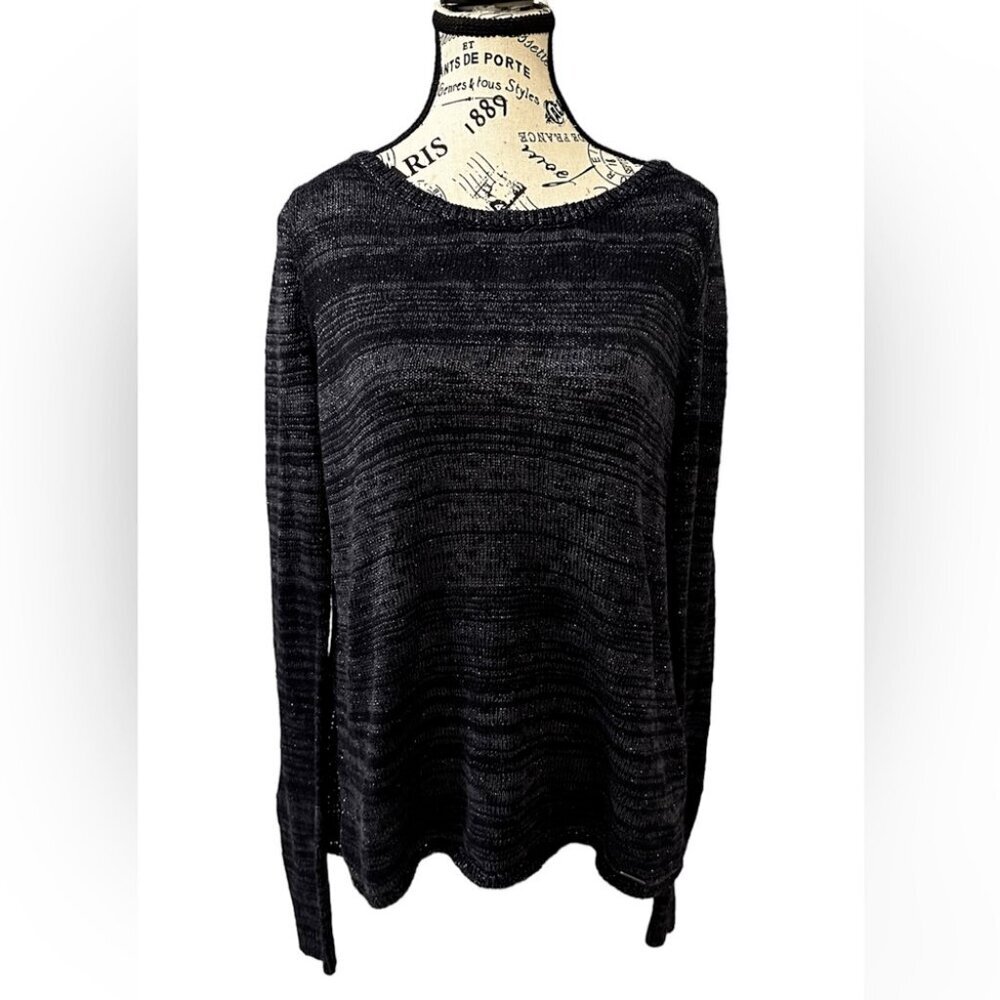 Hollister Women Size: Large Lace Back Glitter Sweater Original MSRP: $44.95.